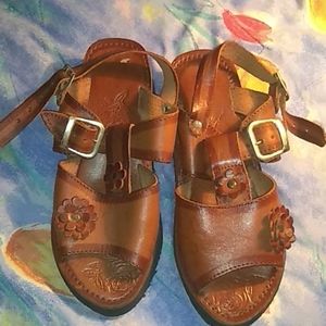 Traditional sandals from Mexico